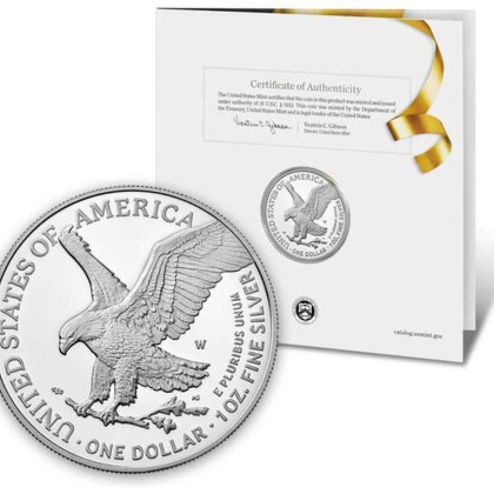 2023 Congratulations Set American Eagle One Ounce 99.9% Silver Proof Coin - Picture 3 of 13